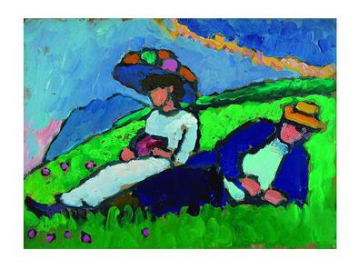 P.Klee, Büsche im Frühling Bild als Poster und 