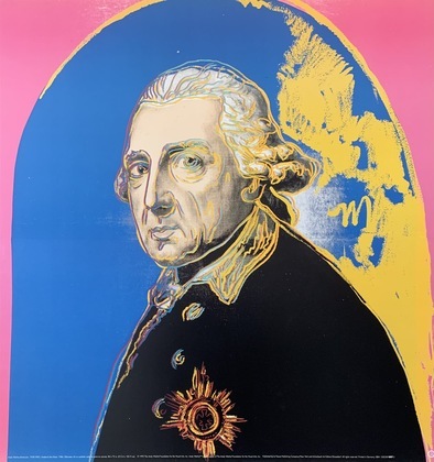 Warhol Andy Friedrich der Grosse Poster Kunstdruck