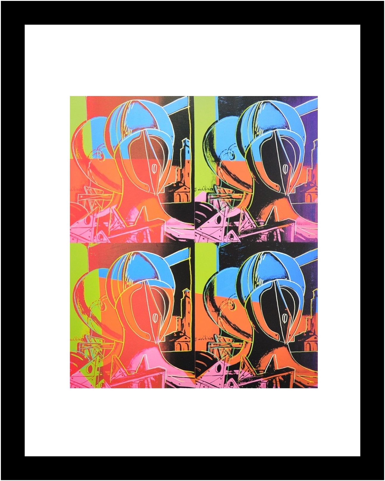 Andy Warhol Poster Kunstdruck Bild im Alu Rahmen The Two Sisters 36x28cm Neu - Afbeelding 1 van 1