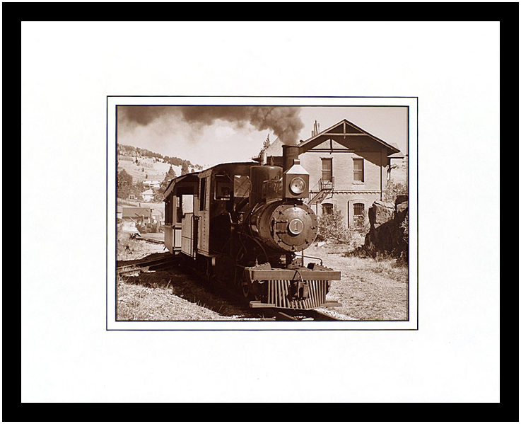 Mark Roth Poster Kunstdruck Bild im Alu Rahmen Mountain Locomotive 40x50cm Neu - Bild 1 von 1