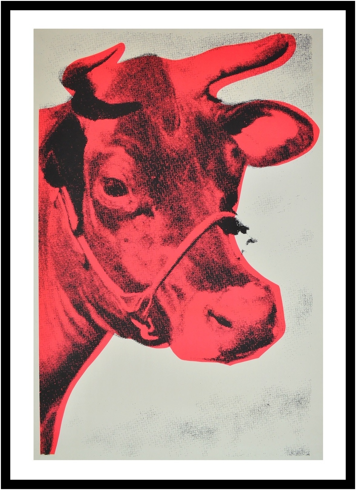 Andy Warhol Poster Kunstdruck Bild im Alu Rahmen Cow Kuh 100x70cm Germanposters - Bild 1 von 1