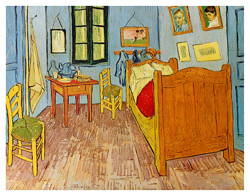 Details Zu Vincent Van Gogh Bedroom In Arles Poster Kunstdruck Bild 50x63cm